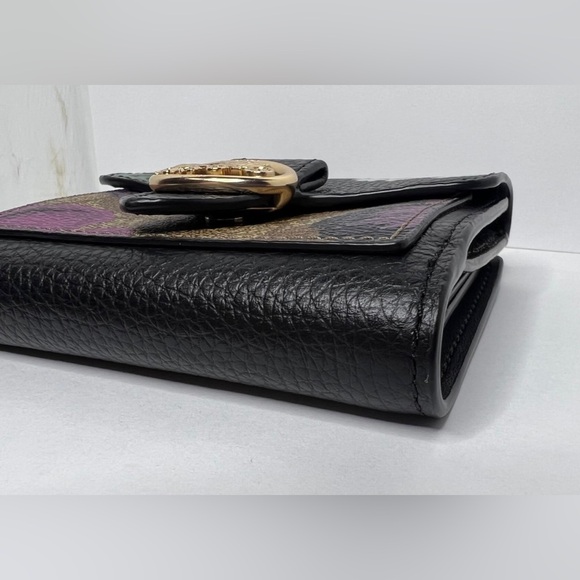 Coach Georgie Small Wallet In Signature Canvas With Kaffe Fassett Print - Picture 9 of 10